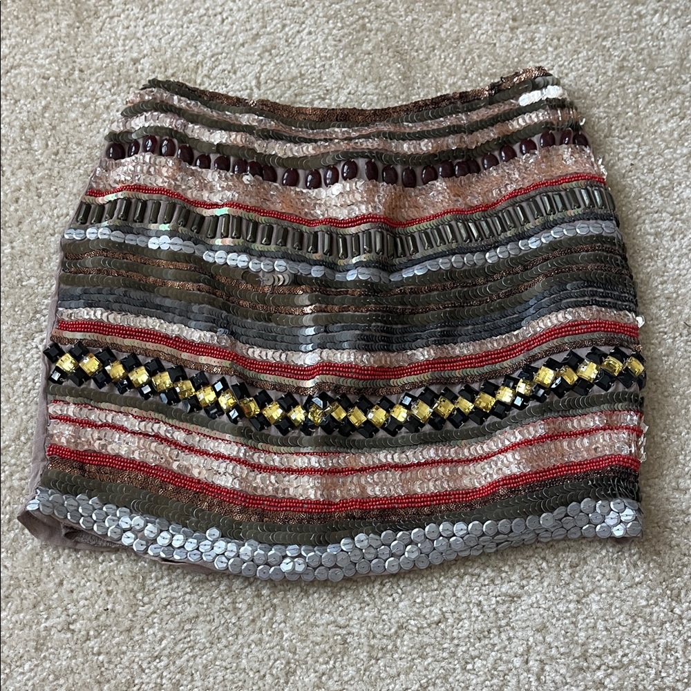 TFNC LONDON beaded skirt